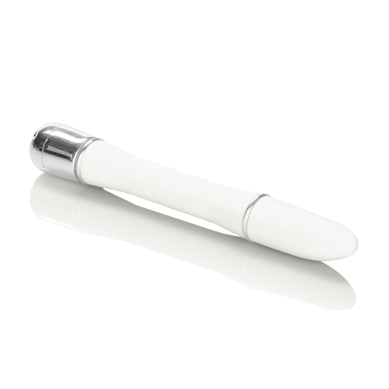California Exotics - Lulu Satin Touch Mini Vibrator (White) -  Non Realistic Dildo w/o suction cup (Vibration) Non Rechargeable  Durio.sg