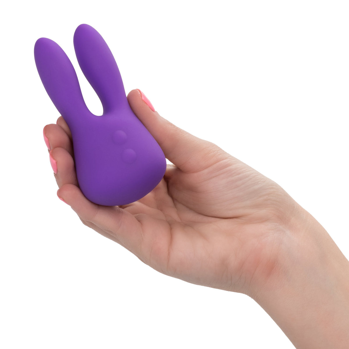 California Exotics - Mini Marvels Silicone Marvelous Bunny Clit Massager  (Purple) -  Clit Massager (Vibration) Rechargeable  Durio.sg