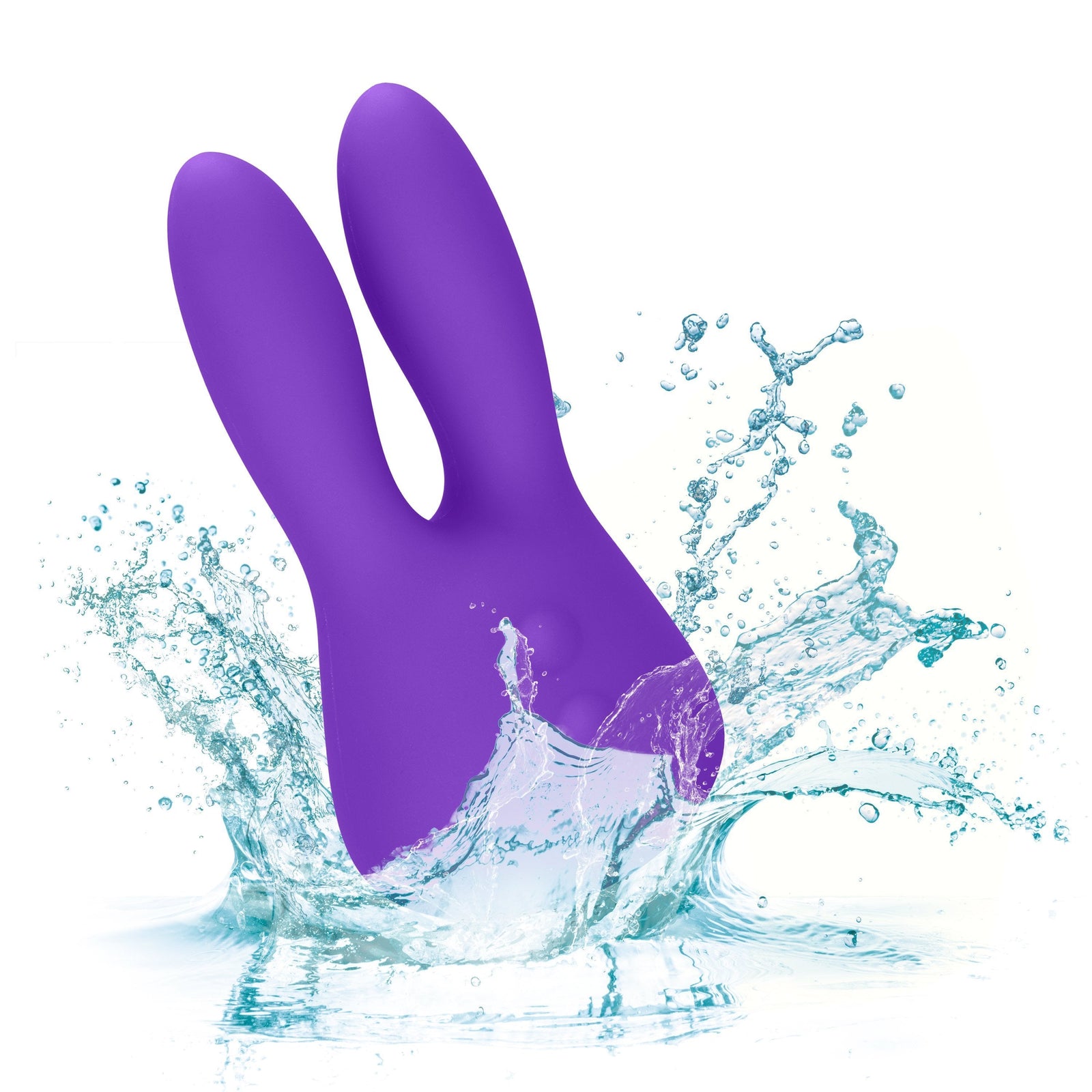 California Exotics - Mini Marvels Silicone Marvelous Bunny Clit Massager  (Purple) -  Clit Massager (Vibration) Rechargeable  Durio.sg