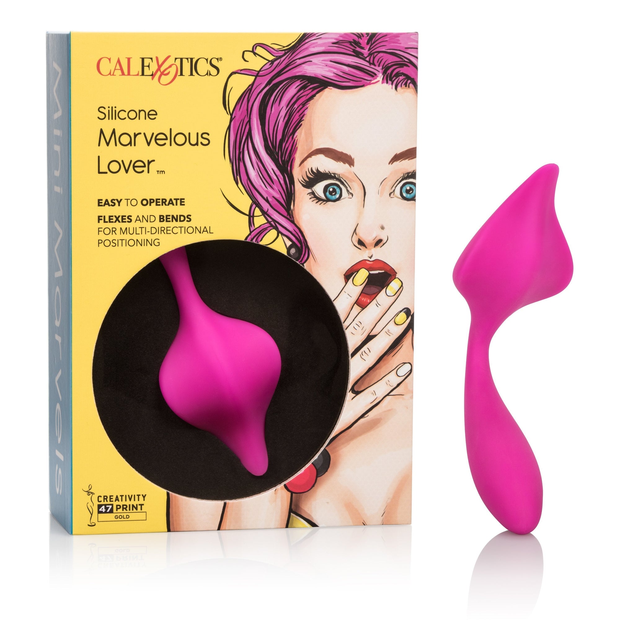 California Exotics - Mini Marvels Silicone Marvelous Lover Clit Massager (Pink) -  Clit Massager (Vibration) Rechargeable  Durio.sg