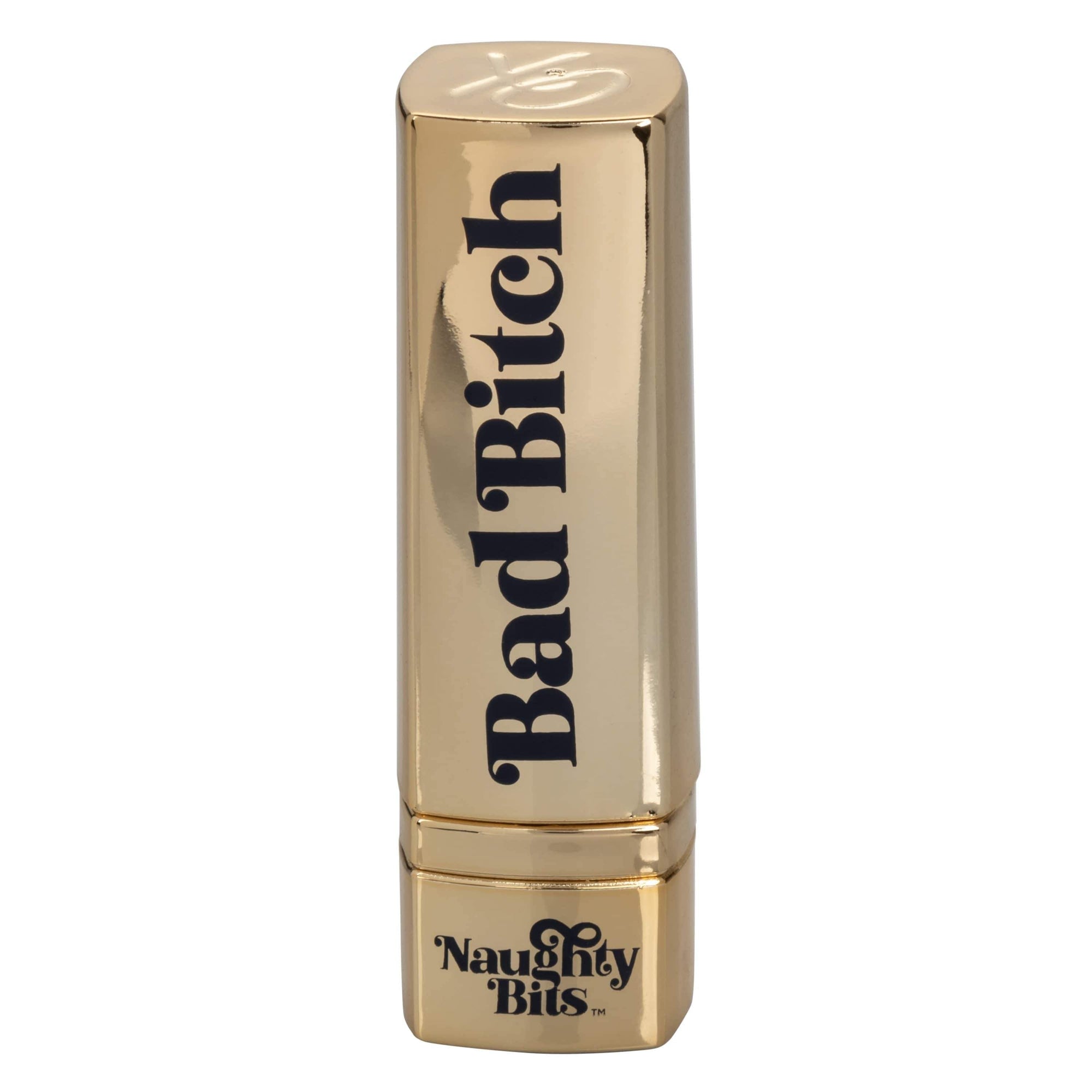 California Exotics - Naughty Bits Bad Bitch Discreet Lipstick Vibrator (Gold) -  Discreet Toys  Durio.sg