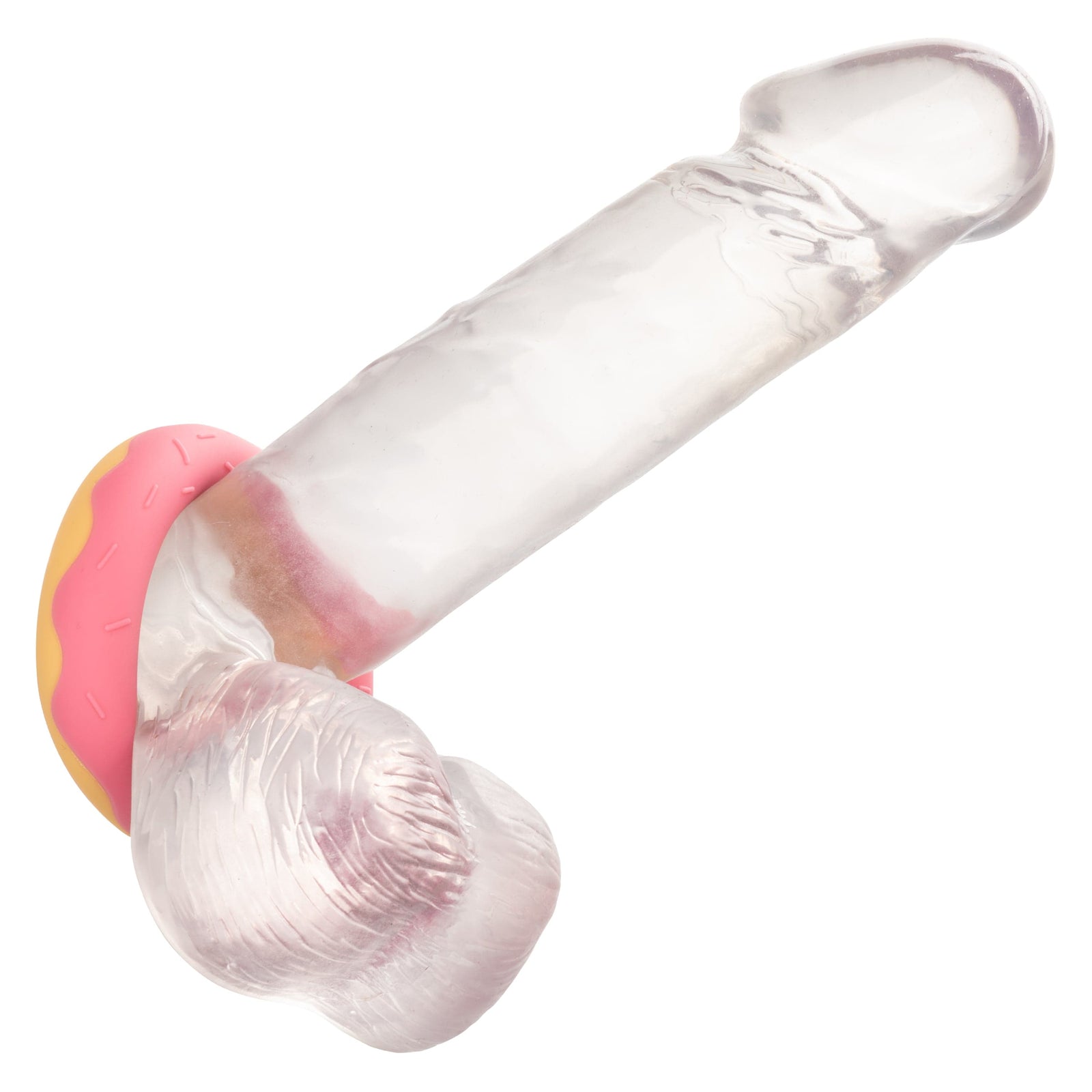 California Exotics - Naughty Bits Dickin Donuts Silicone Donut Cock Ring (Pink) -  Silicone Cock Ring (Non Vibration)  Durio.sg