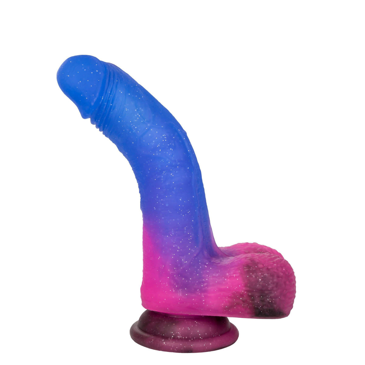 California Exotics - Naughty Bits Ombre Hombre Vibrating Dildo (Purple) -  Realistic Dildo with suction cup (Vibration) Rechargeable  Durio.sg