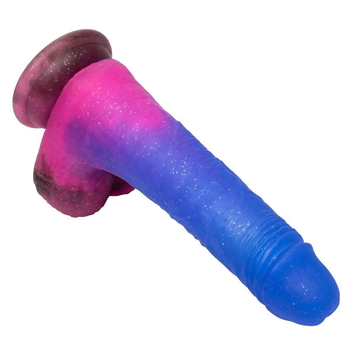 California Exotics - Naughty Bits Ombre Hombre Vibrating Dildo (Purple) -  Realistic Dildo with suction cup (Vibration) Rechargeable  Durio.sg