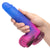 California Exotics - Naughty Bits Ombre Hombre Vibrating Dildo (Purple) -  Realistic Dildo with suction cup (Vibration) Rechargeable  Durio.sg