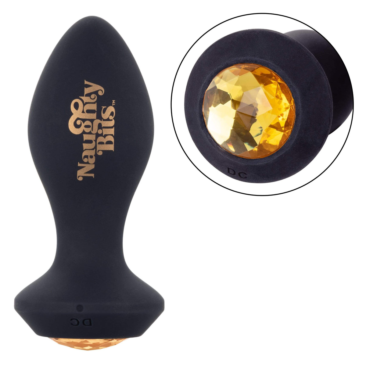 California Exotics - Naughty Bits Shake Your Ass Petite Vibrating Butt Plug (Black) -  Anal Plug (Vibration) Rechargeable  Durio.sg
