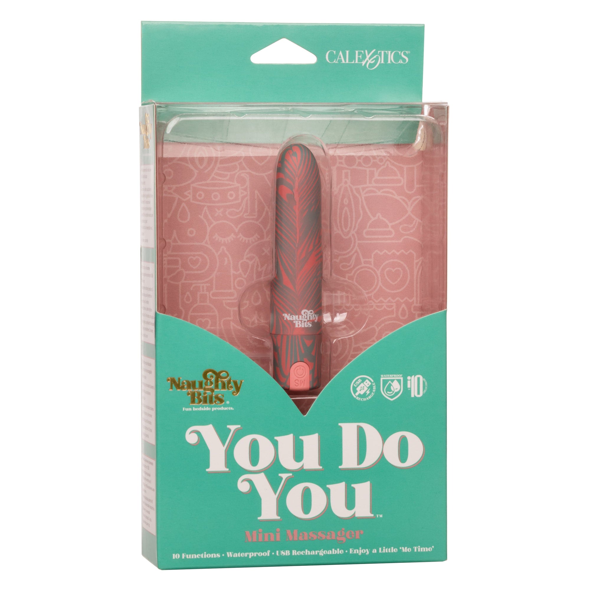 California Exotics - Naughty Bits You Do You Mini Massager Bullet Vibrator (Multi Colour) -  Bullet (Vibration) Rechargeable  Durio.sg