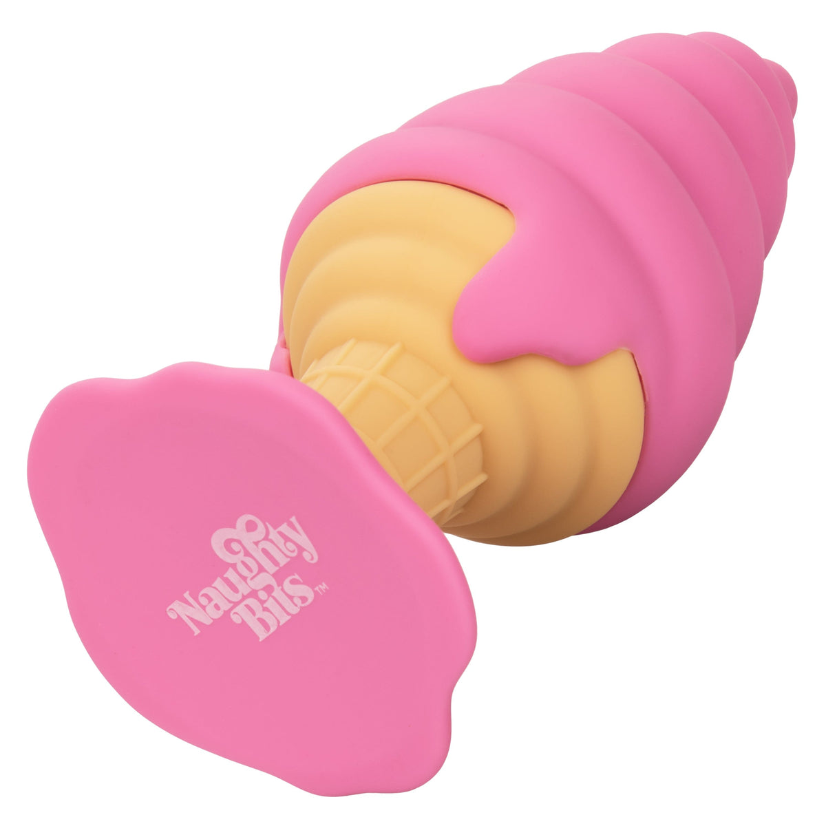 California Exotics - Naughty Bits Yum Bum Ice Cream Cone Butt Plug (Pink) -  Anal Plug (Non Vibration)  Durio.sg