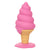 California Exotics - Naughty Bits Yum Bum Ice Cream Cone Butt Plug (Pink) -  Anal Plug (Non Vibration)  Durio.sg