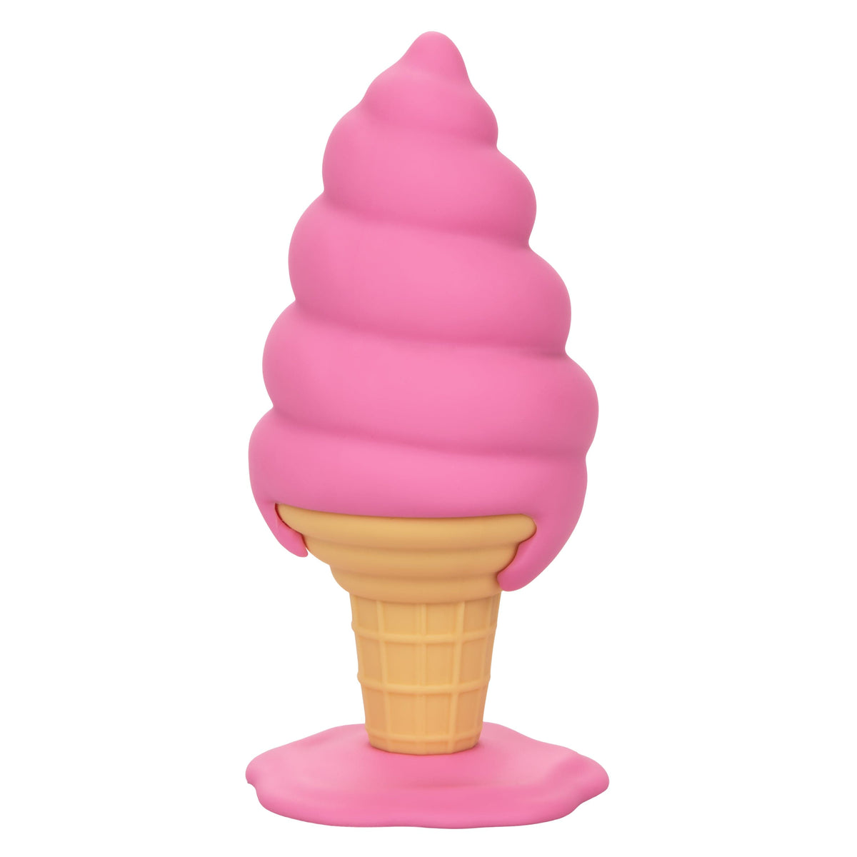 California Exotics - Naughty Bits Yum Bum Ice Cream Cone Butt Plug (Pink) -  Anal Plug (Non Vibration)  Durio.sg