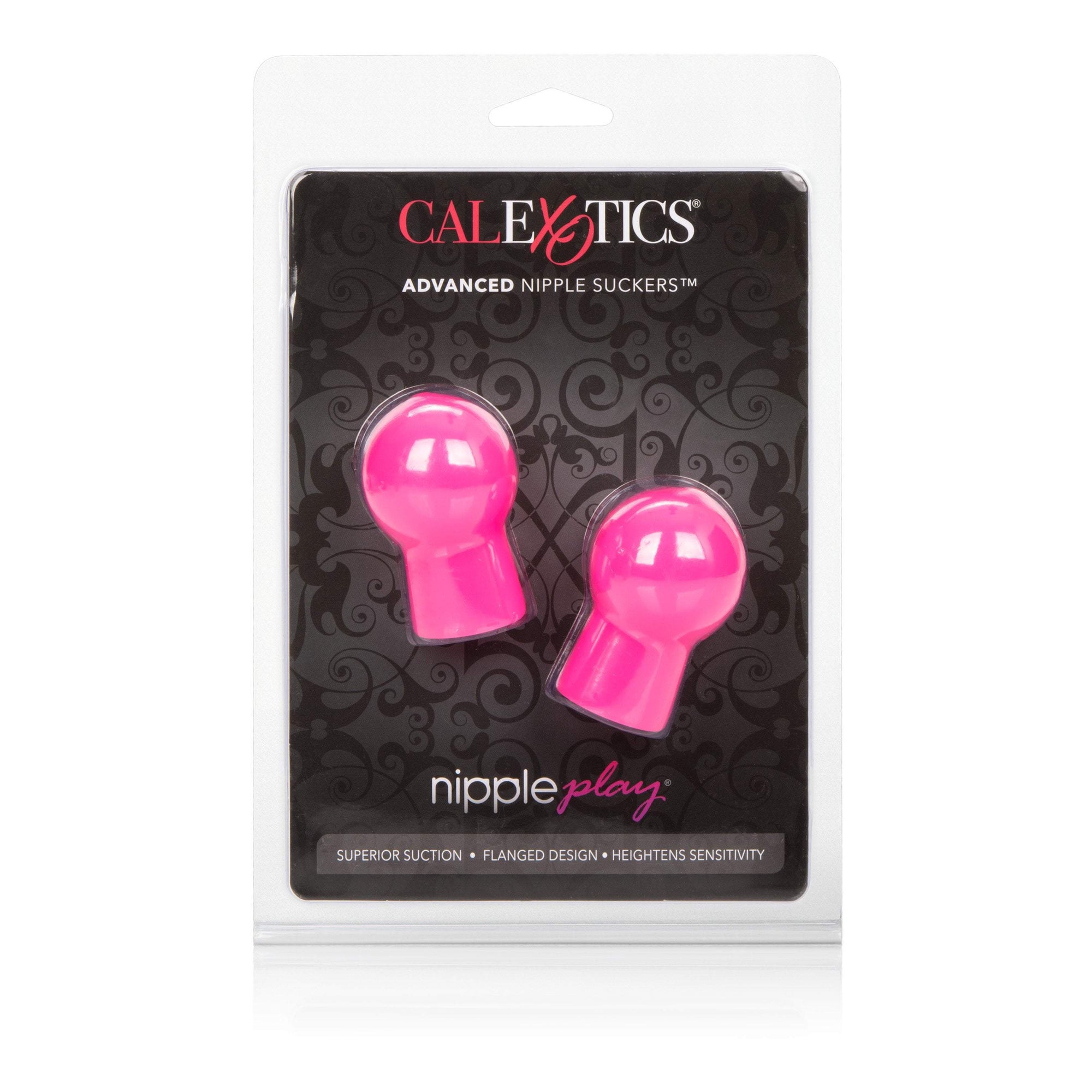 California Exotics - Nipple Play Advanced Nipple Suckers (Pink) -  Nipple Pumps (Non Vibration)  Durio.sg