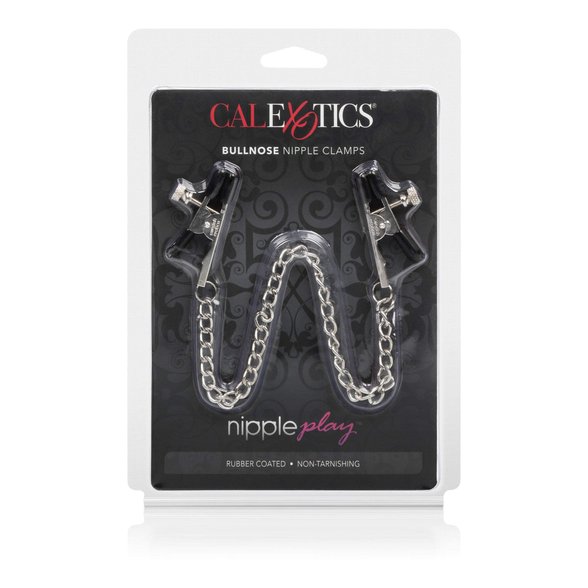 California Exotics - Nipple Play Bull Nose Nipple Clamps (Silver) -  Nipple Clamps (Non Vibration)  Durio.sg