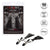 California Exotics - Nipple Play Playful Tassels Nipple Clamps (Black) -  Nipple Clamps (Non Vibration)  Durio.sg