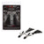 California Exotics - Nipple Play Playful Tassels Nipple Clamps (Black) -  Nipple Clamps (Non Vibration)  Durio.sg