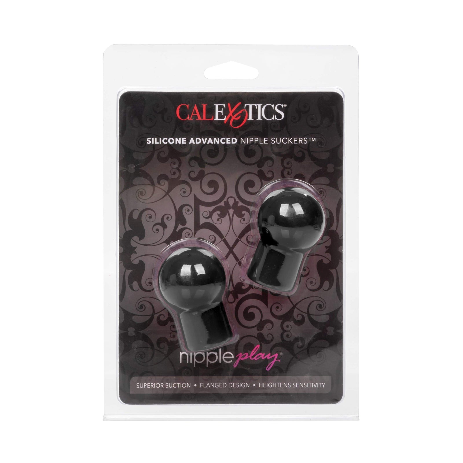 California Exotics - Nipple Play Silicone Advanced Nipple Suckers (Black) -  Nipple Pumps (Non Vibration)  Durio.sg