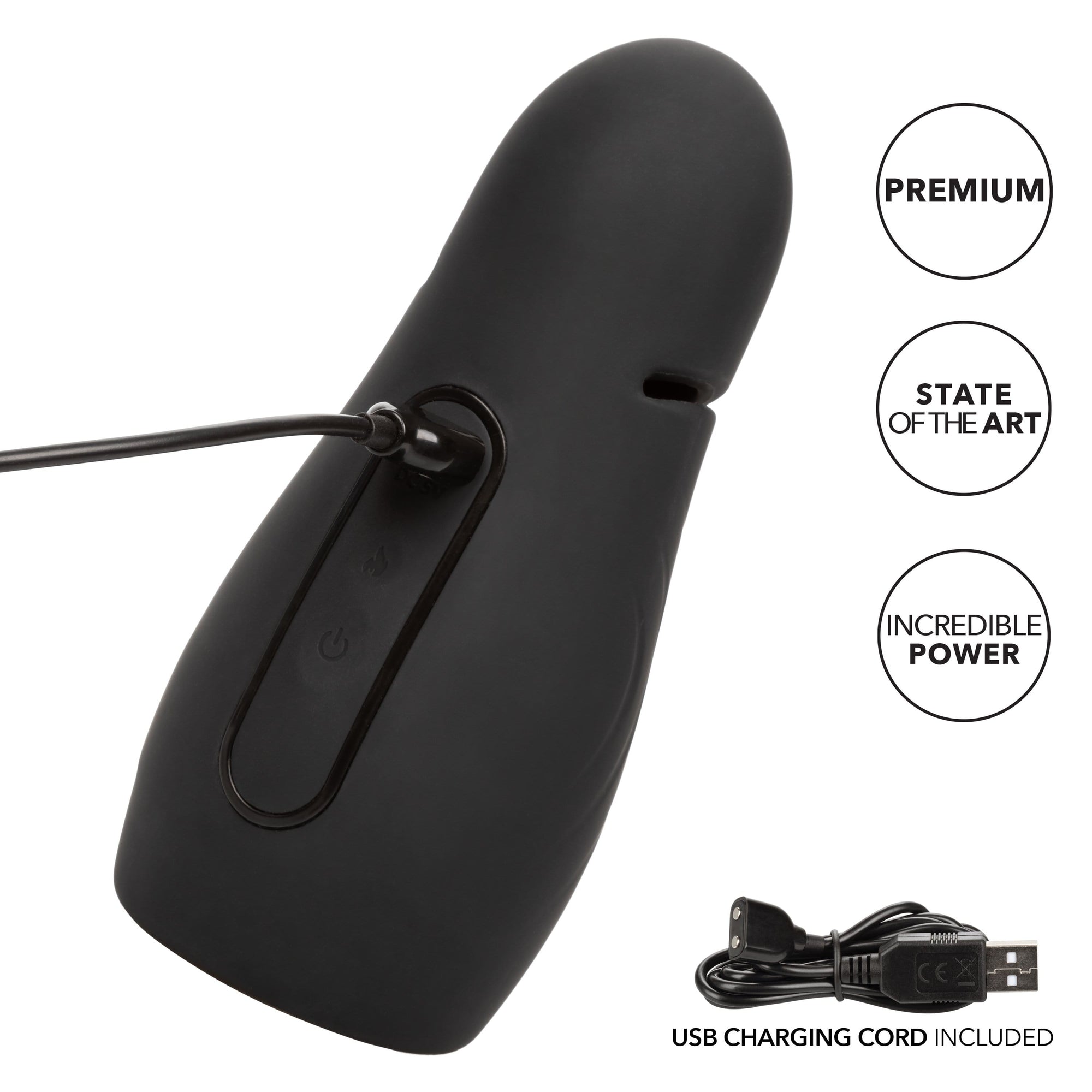 California Exotics - Optimum Power Elite Pro Stroker Masturbator (Black) -  Masturbator Soft Stroker (Vibration) Rechargeable  Durio.sg