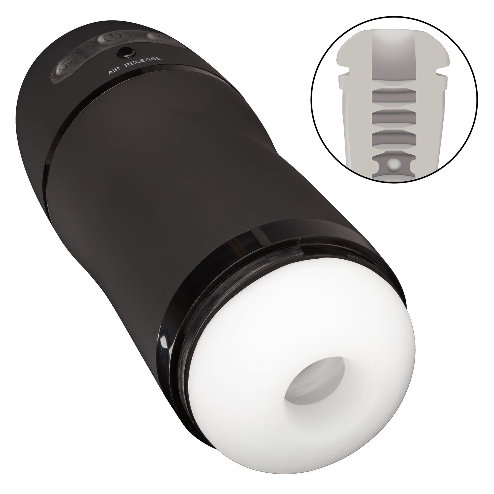 California Exotics - Optimum Power Pulsar Stroker (Black) -  Masturbator Soft Stroker (Vibration) Rechargeable  Durio.sg