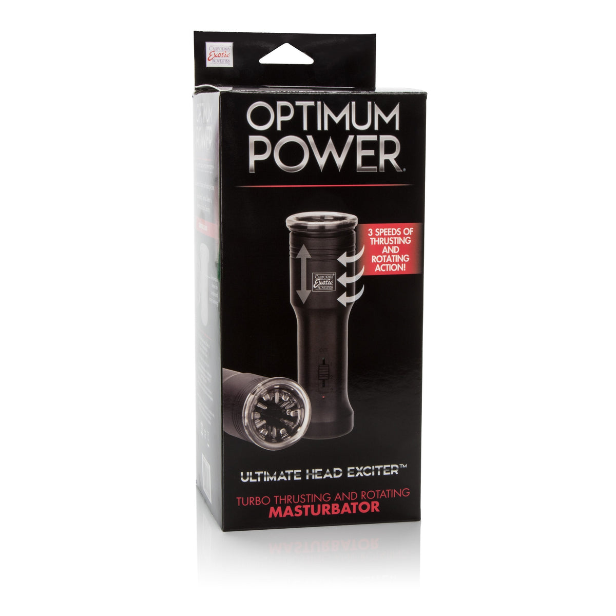 California Exotics - Optimum Power Ultimate Head Exciter Mastubator (Black) -  Masturbator (Hands Free) Non Rechargeable  Durio.sg