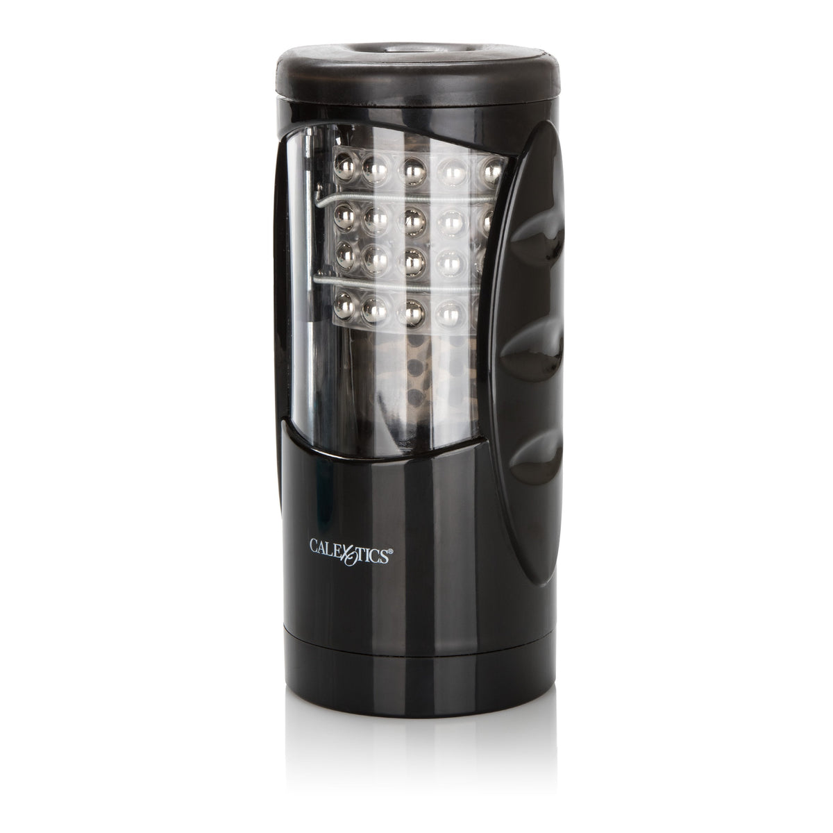 California Exotics - Optimum Power Ultimate Power Stroker Beaded Masturbator (Black) -  Masturbator (Hands Free) Non Rechargeable  Durio.sg