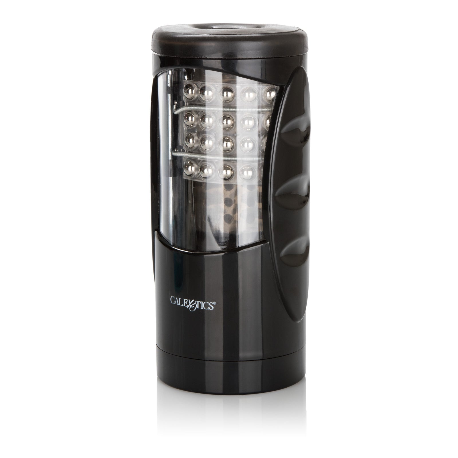 California Exotics - Optimum Power Ultimate Power Stroker Beaded Masturbator (Black) -  Masturbator (Hands Free) Non Rechargeable  Durio.sg