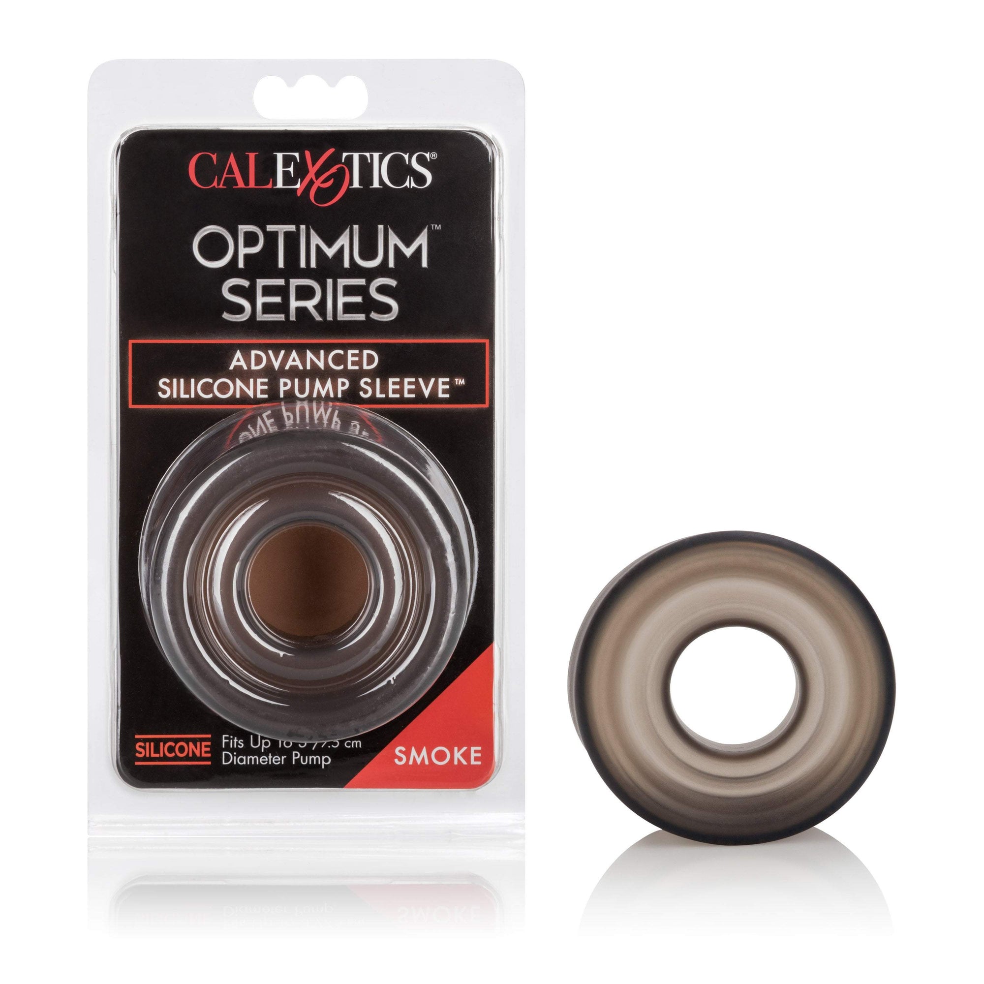 California Exotics - Optimum Series Advanced Silicone Pump Sleeve (Smoke) -  Accessories  Durio.sg