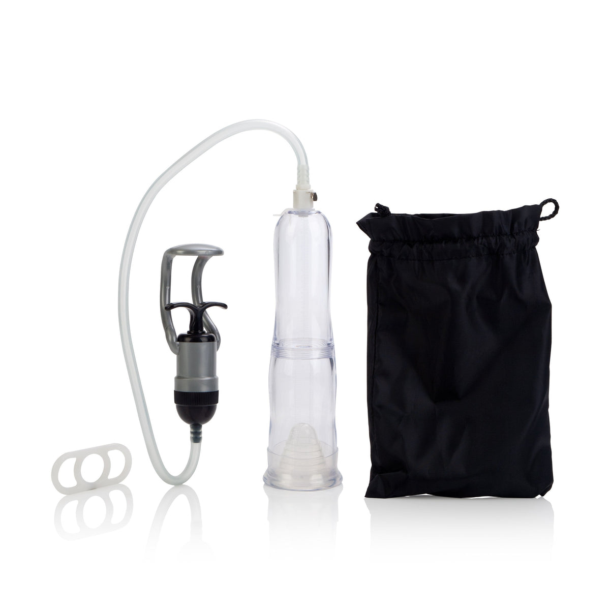 California Exotics - Optimum Series Enhance Travel Pump System (Clear) -  Penis Pump (Non Vibration)  Durio.sg