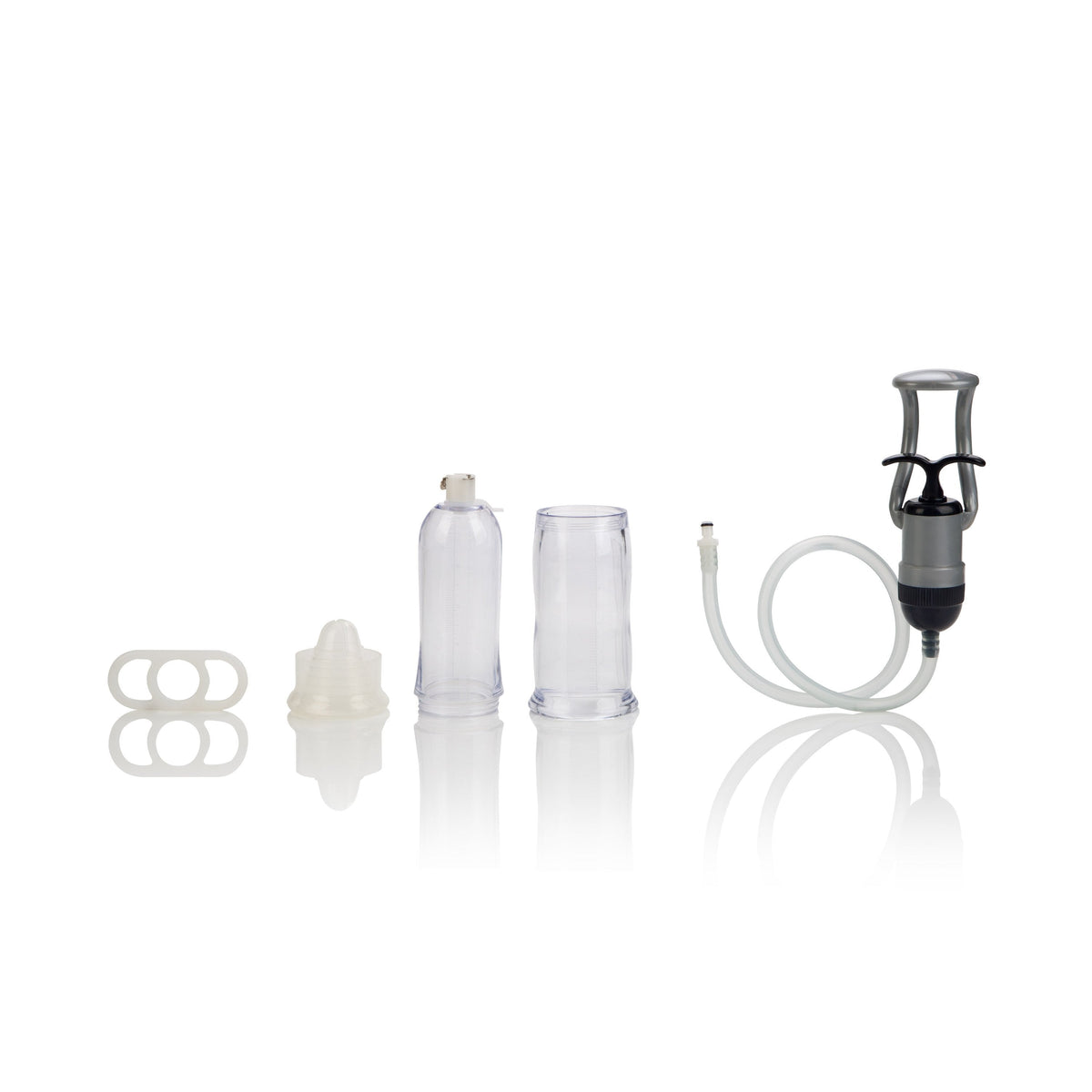 California Exotics - Optimum Series Enhance Travel Pump System (Clear) -  Penis Pump (Non Vibration)  Durio.sg