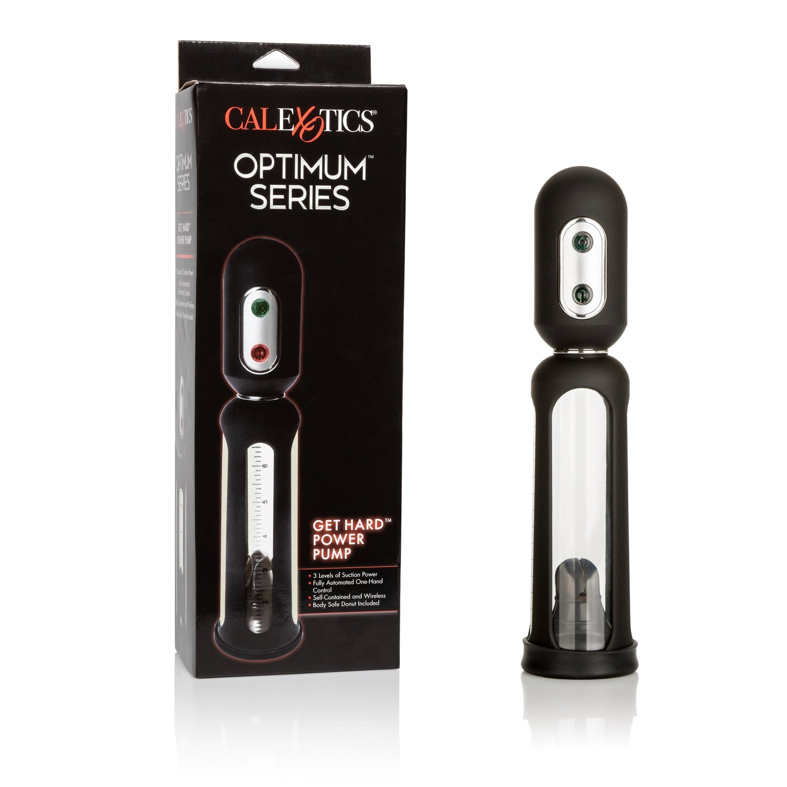 California Exotics - Optimum Series Get Hard Power Penis Pump (Clear) -  Penis Pump (Vibration) Non Rechargeable  Durio.sg