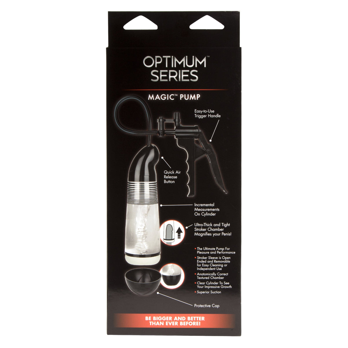 California Exotics - Optimum Series Magic Penis Pump (Black) -  Penis Pump (Non Vibration)  Durio.sg