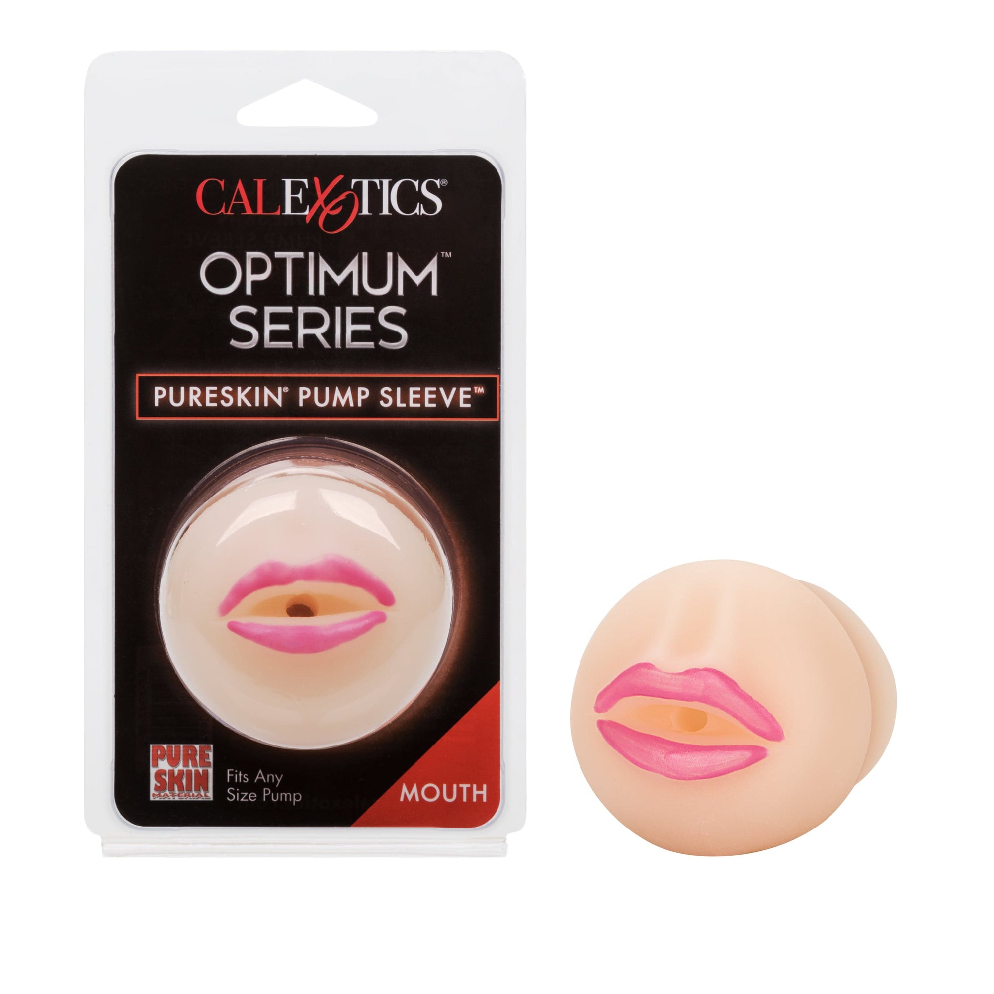 California Exotics - Optimum Series Pure Skin Pump Sleeve Replacement Mouth (Beige) -  Accessories  Durio.sg