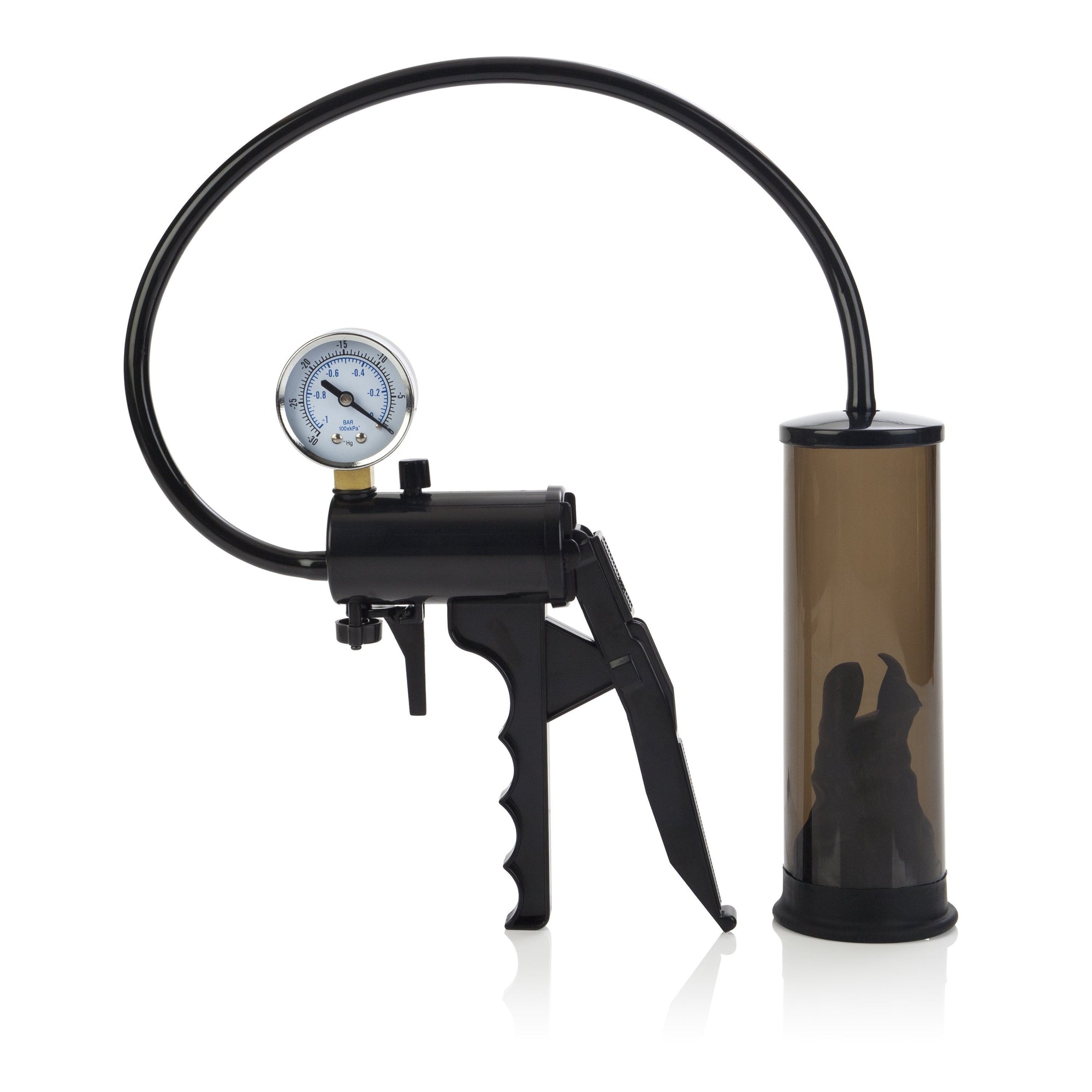 California Exotics - Optimum Series Top Gauge Professional Pressurized Penis Pump (Black) -  Penis Pump (Non Vibration)  Durio.sg