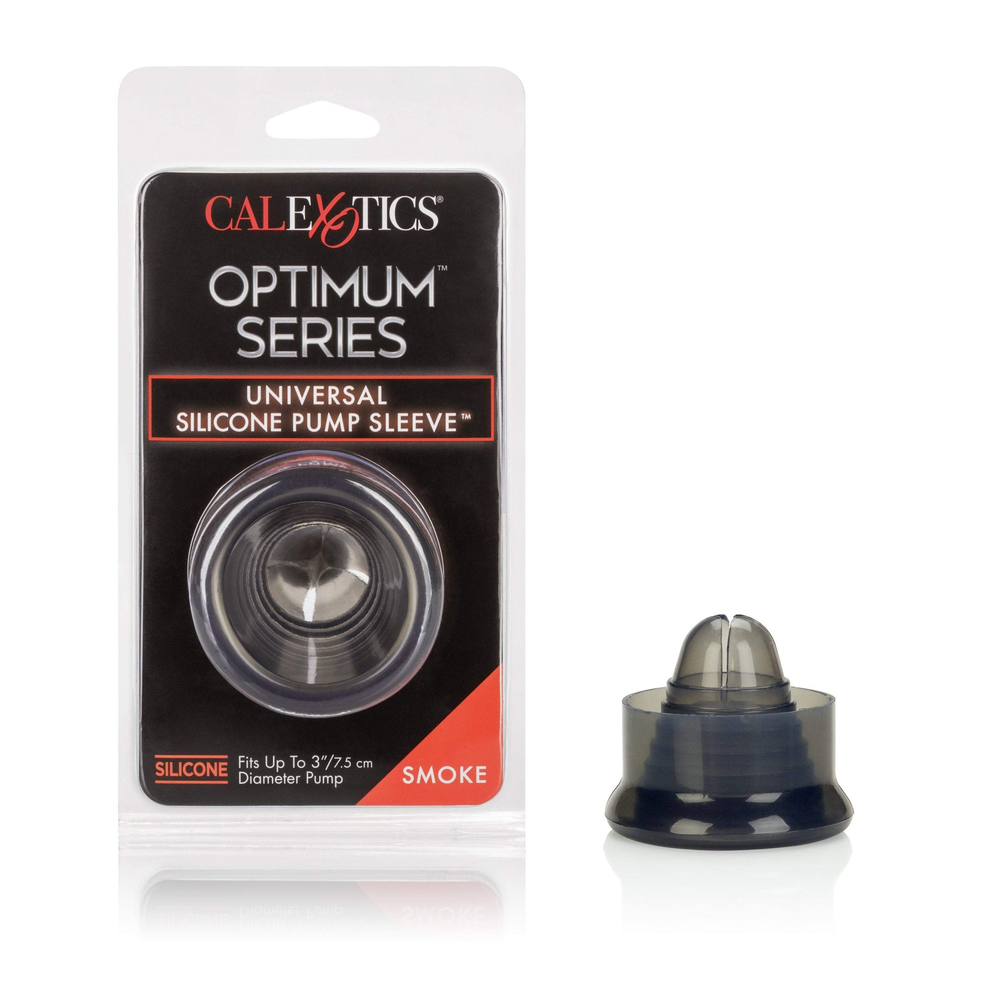 California Exotics - Optimum Series Universal Silicone Pump Sleeve (Smoke) -  Accessories  Durio.sg