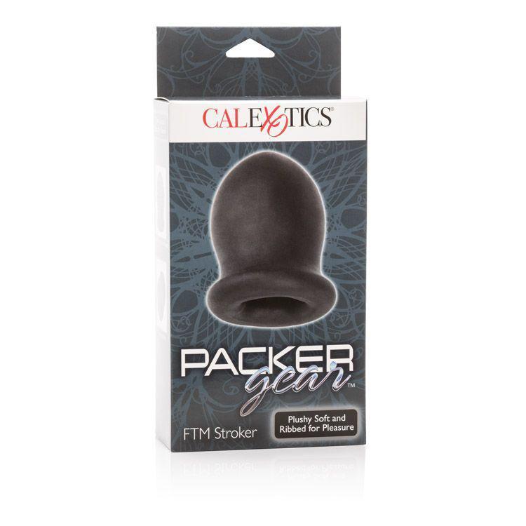 California Exotics - Packer Gear FTM Stroker Masturbator (Black) -  Masturbator Soft Stroker (Non Vibration)  Durio.sg