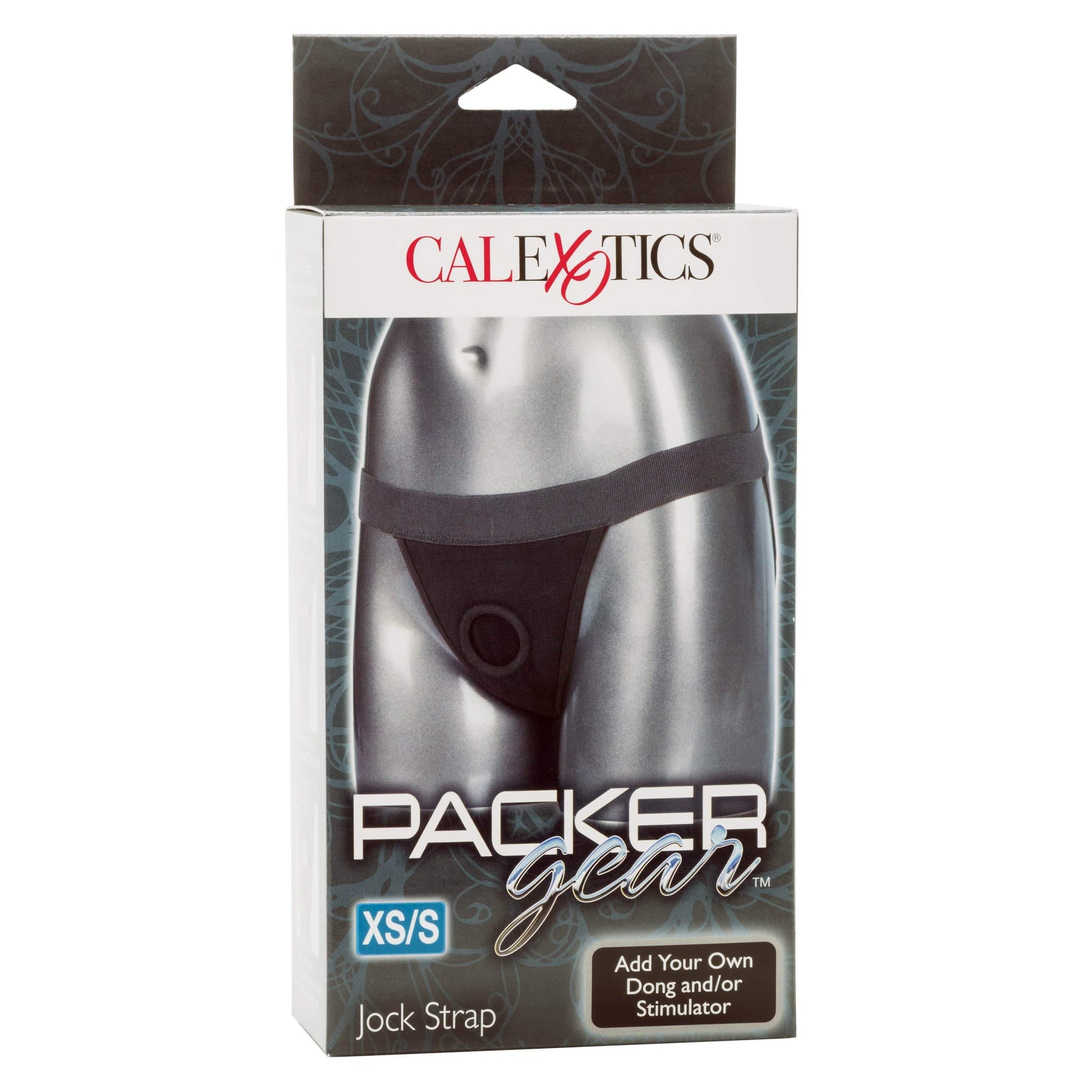 California Exotics - Packer Gear Jock Strap On Harness XS/S (Black) -  Strap On w/o Dildo  Durio.sg