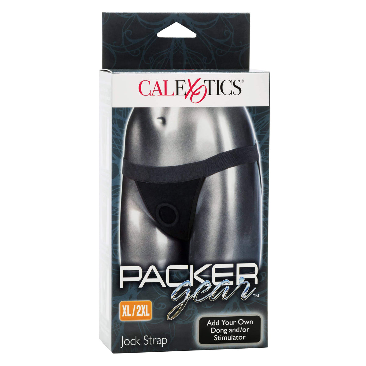 California Exotics - Packer Gear Jock Strap On XL/2XL (Black) -  Strap On w/o Dildo  Durio.sg