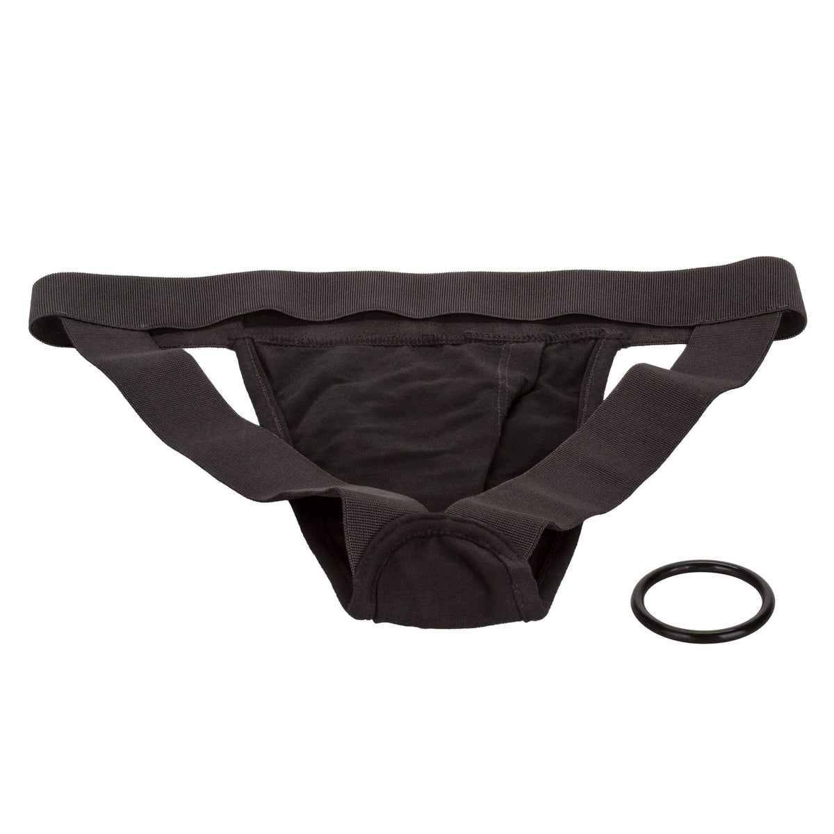 California Exotics - Packer Gear Jock Strap On XL/2XL (Black) -  Strap On w/o Dildo  Durio.sg