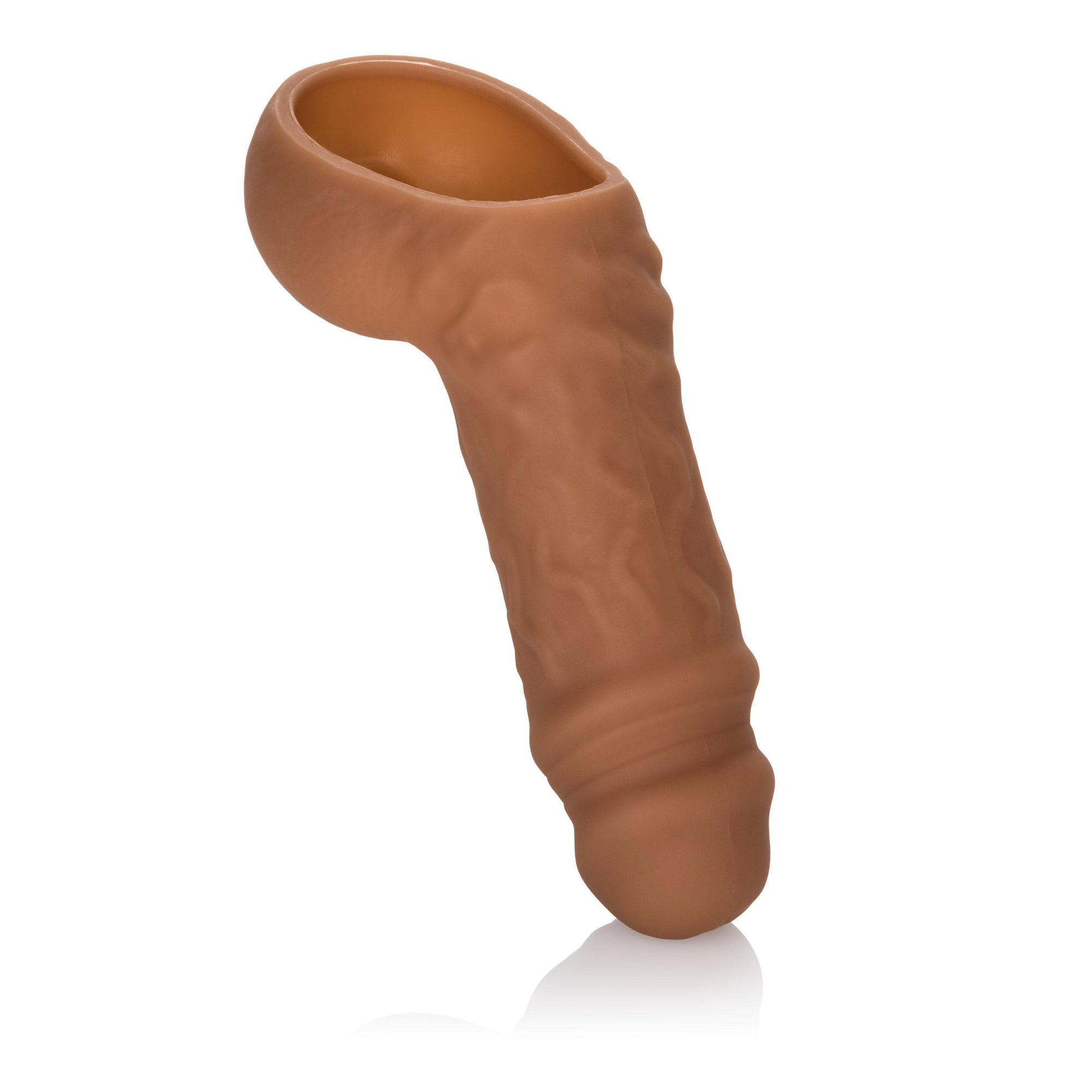 California Exotics - Packer Gear STP Hollow Packer (Brown) -  Strap On with Hollow Dildo for Male (Non Vibration)  Durio.sg