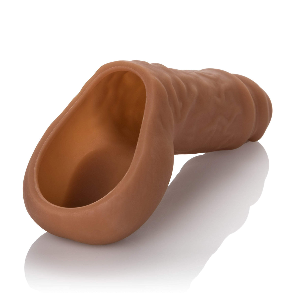 California Exotics - Packer Gear STP Hollow Packer (Brown) -  Strap On with Hollow Dildo for Male (Non Vibration)  Durio.sg