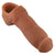 California Exotics - Packer Gear Ultra Soft Silicone STP Hollow Dildo 5" (Brown) -  Cock Sleeves (Non Vibration)  Durio.sg