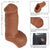 California Exotics - Packer Gear Ultra Soft Silicone STP Hollow Dildo 5" (Brown) -  Cock Sleeves (Non Vibration)  Durio.sg