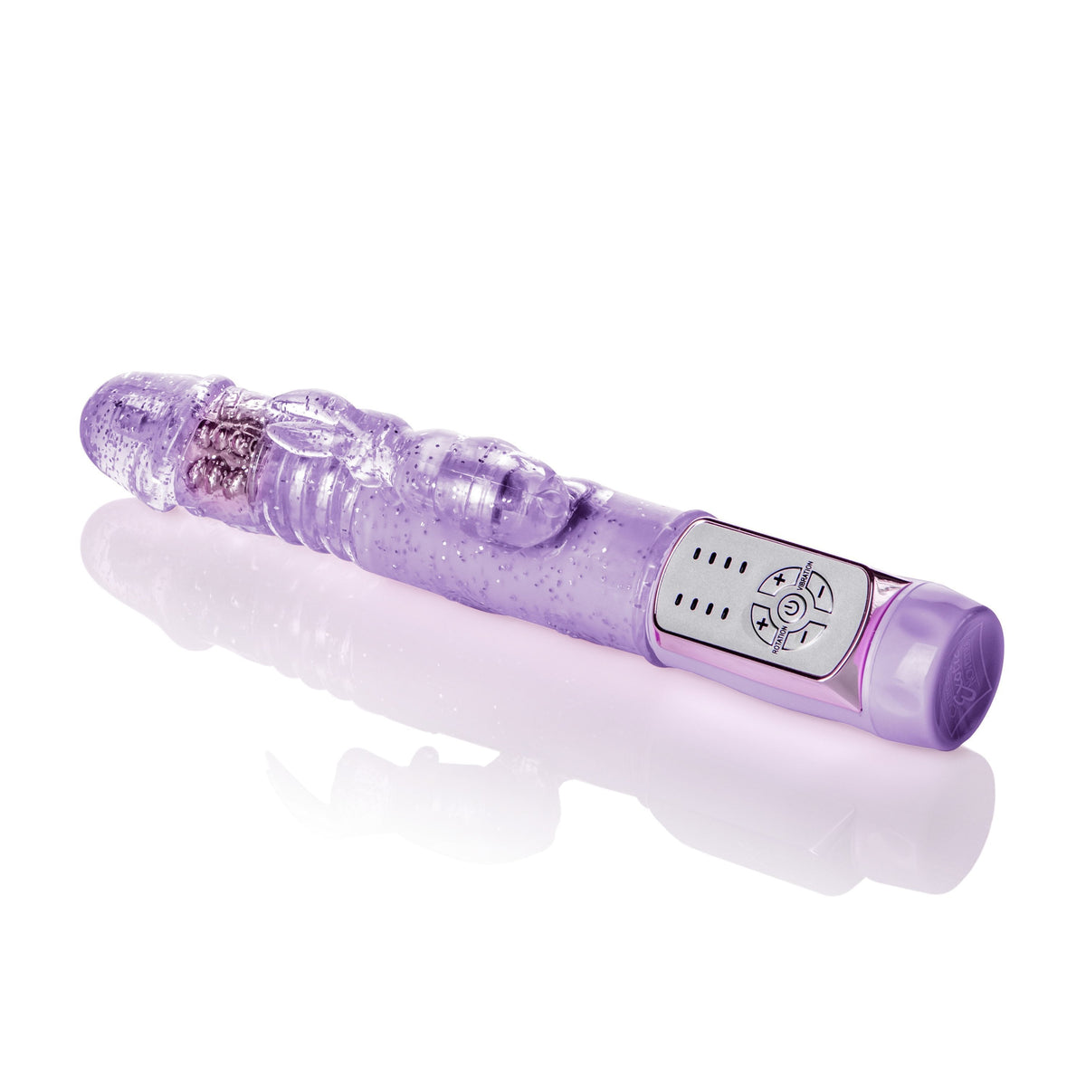 California Exotics - Petite Thrusting Jack Rabbit Intermediate Vibrator (Purple) -  Rabbit Dildo (Vibration) Non Rechargeable  Durio.sg