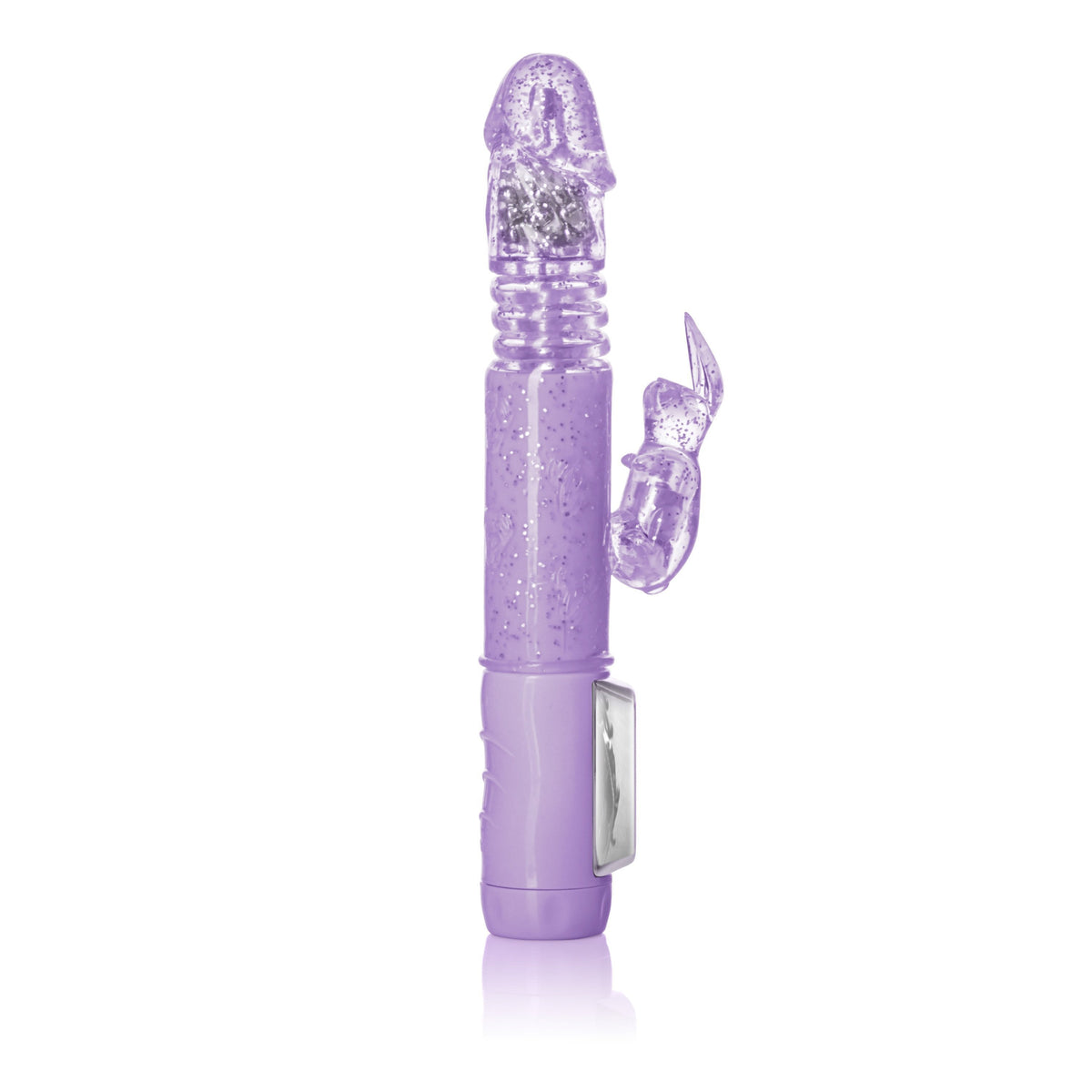 California Exotics - Petite Thrusting Jack Rabbit Intermediate Vibrator (Purple) -  Rabbit Dildo (Vibration) Non Rechargeable  Durio.sg