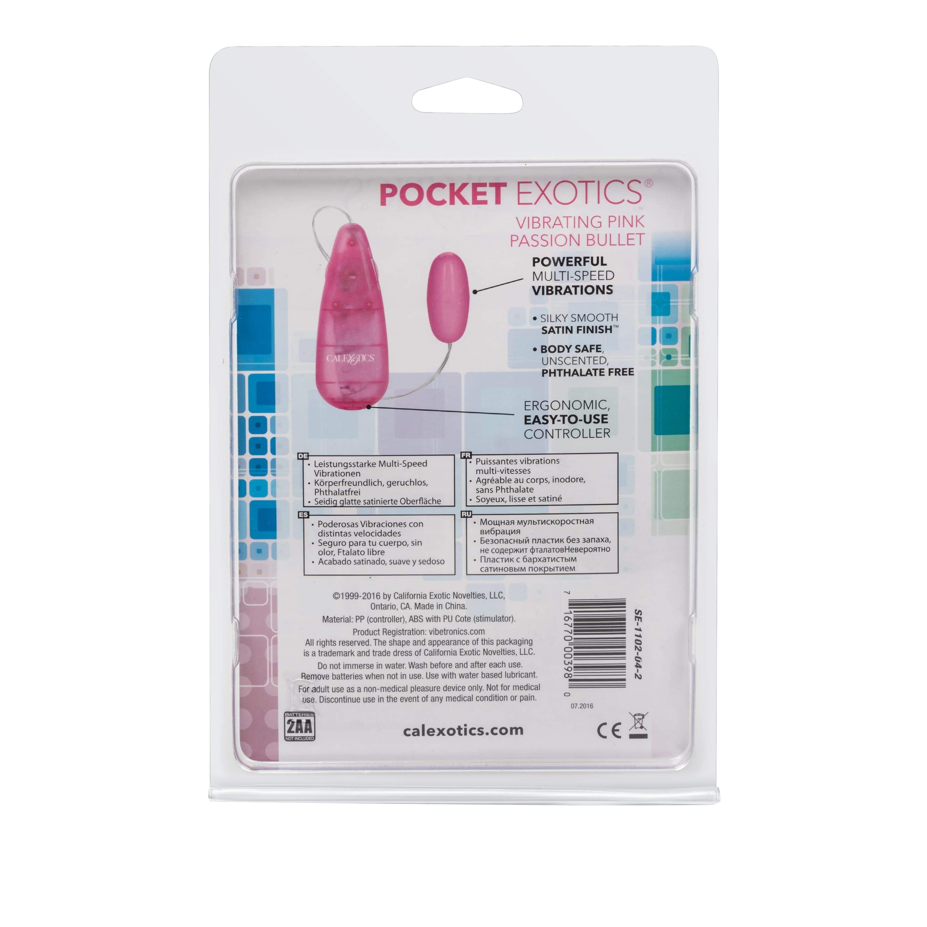 Durio.sg: California Exotics - Pocket Exotics Vibrating Pink Passion Bullet Vibrator (Pink) Wired Remote Control Egg (Vibration) Non Rechargeable Durio.sg: California Exotics - Pocket Exotics Vibrating Pink Passion Bullet Vibrator (Pink) Wired Remote Control Egg (Vibration) Non Rechargeable