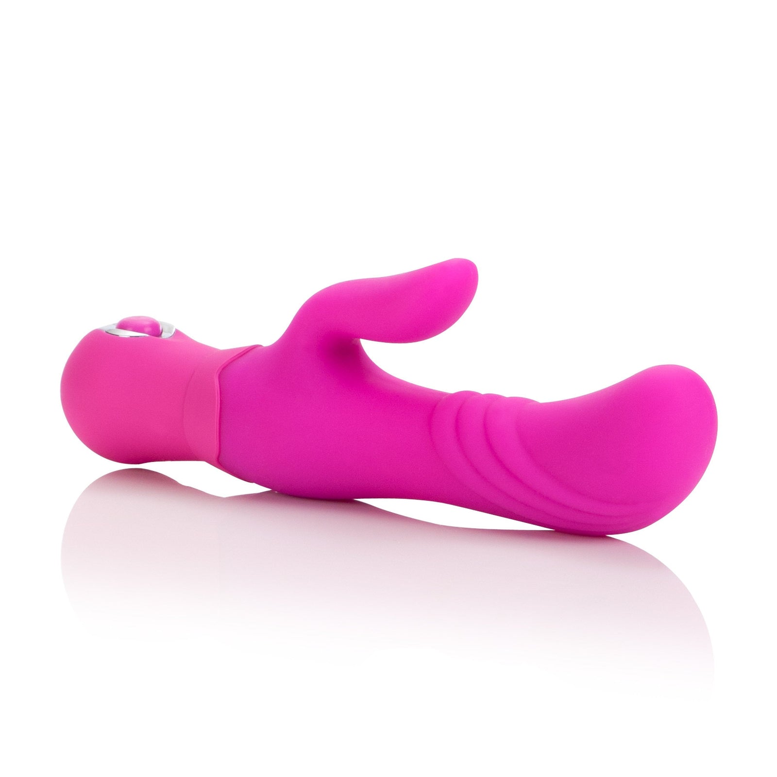California Exotics - Posh Silicone Thumper G Rabbit Vibrator (Pink) -  Rabbit Dildo (Vibration) Non Rechargeable  Durio.sg