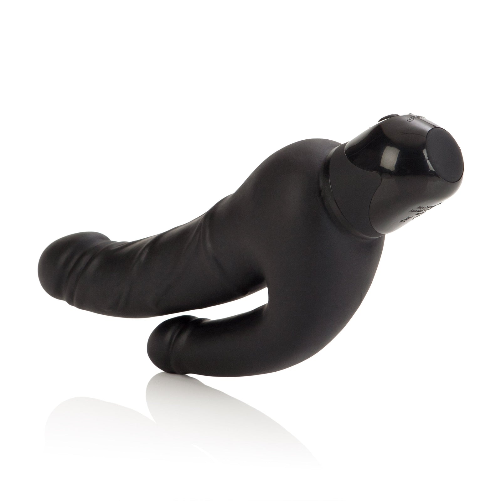 California Exotics - Power Stud Waterproof Over & Under Double Dildo Vibrator (Black) -  Double Dildo (Vibration) Non Rechargeable  Durio.sg
