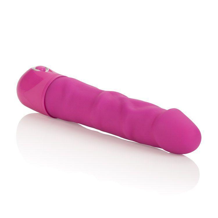 California Exotics - Power Stud Waterproof Stud Rod Dong (Pink) -  Realistic Dildo w/o suction cup (Vibration) Non Rechargeable  Durio.sg
