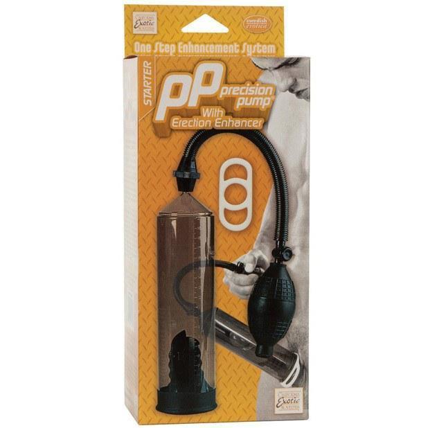 California Exotics - Precision Pump with Erection Enhancer (Black) -  Penis Pump (Non Vibration)  Durio.sg