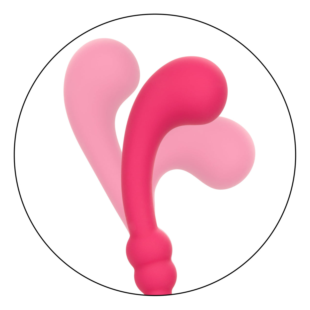 California Exotics - Pretty Little Wands Curvy Flexible G Spot Vibrator (Pink) -  G Spot Dildo (Vibration) Rechargeable  Durio.sg