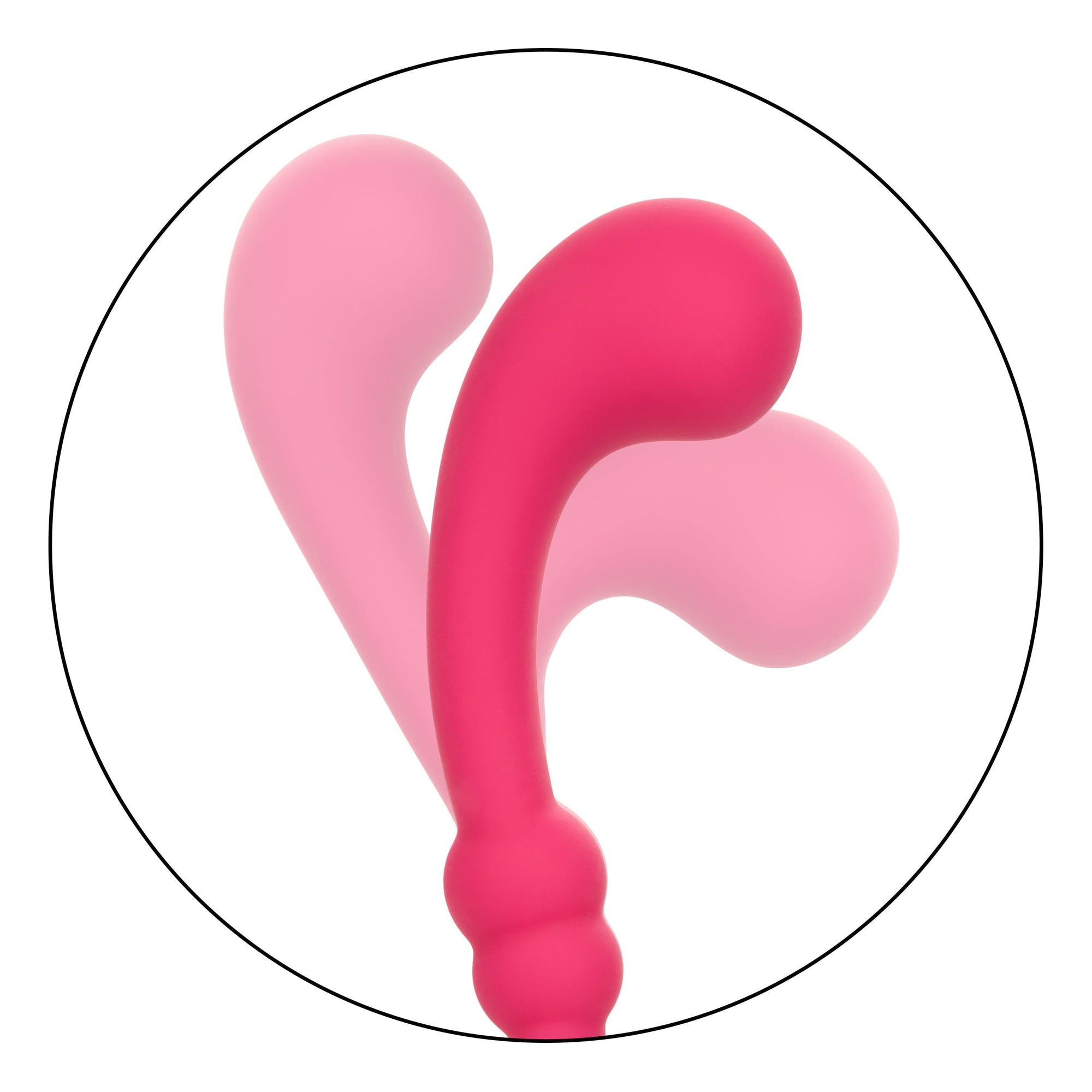 California Exotics - Pretty Little Wands Curvy Flexible G Spot Vibrator (Pink) -  G Spot Dildo (Vibration) Rechargeable  Durio.sg