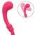 California Exotics - Pretty Little Wands Curvy Flexible G Spot Vibrator (Pink) -  G Spot Dildo (Vibration) Rechargeable  Durio.sg